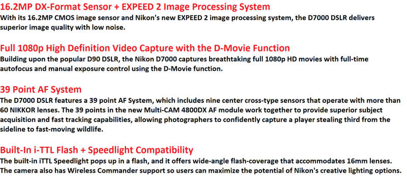 NIKON D7000, 16MP DSRL ( BODY ONLY IN EXCELLENT CONDITION )LOW SHUTTER COUNT OF 25000