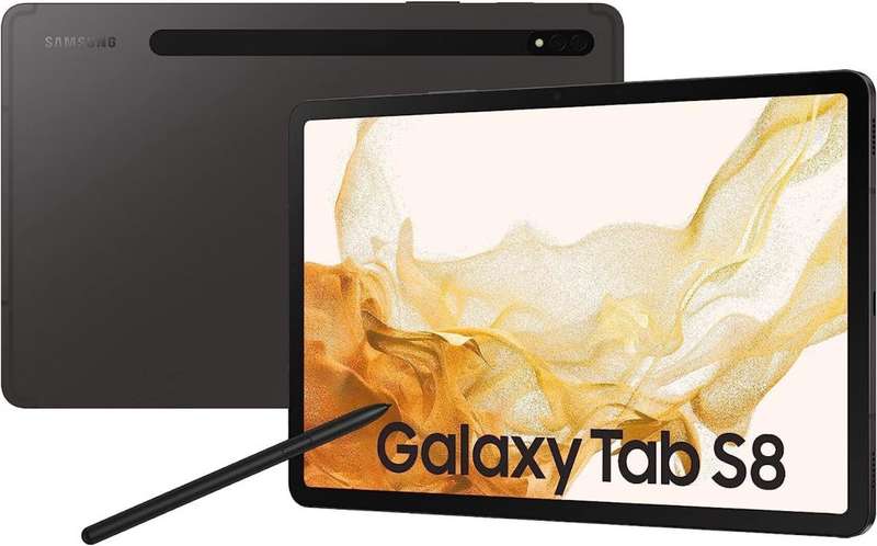Samsung Galaxy Tab S8 5G (X706) 11 LCD  256GB 5G Tablet With Keyboard Cover iN Excellent Condition