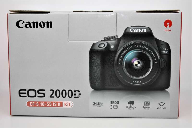 Canon EOS 2000D 24MP DSLR, FULL HD MOVIES , 18-55MM ZOOM LENS IN NEW CONDITION