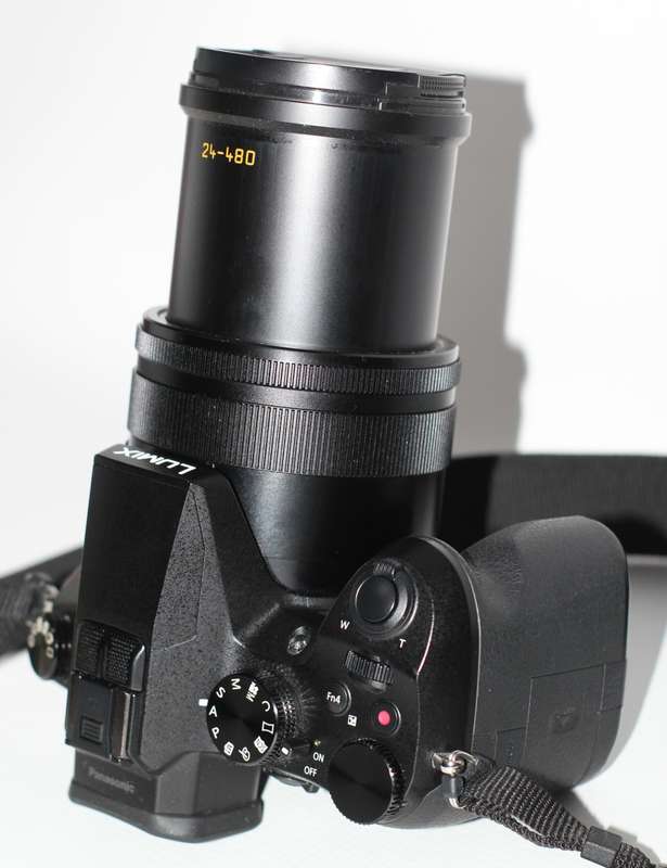 Panasonic Lumix DMC-FZ2000-20.1MP Hybrid Digital Camera (20x Optical Zoom, Leica Lens, Wi-Fi, OLED