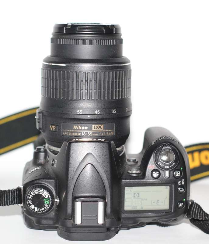 NIKON D90 With 18-55MM VR , Nikon Bag, Very Low Actuation 5555