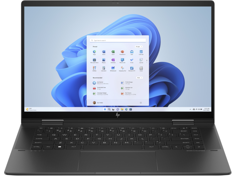HP Envy x360 2 in 1 laptop 15 , AMD Ryzen 5 7530U ,16GB Ram. , 512GB SSD ,AMD Radeon Graphics  , FHD
