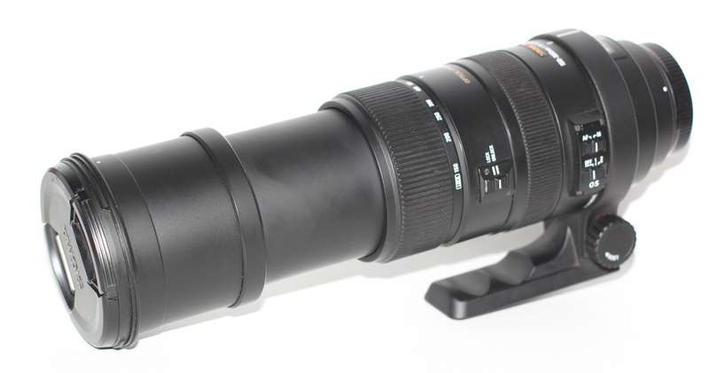 Sigma 150-500mm f/5-6.3 APO DG OS HSM Lens for Canon EF Mount  WITH Lens Support Collar Tripod