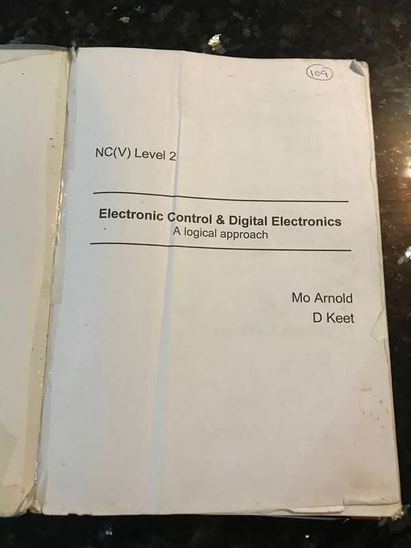 Electronic Control & Digital Electronics NCV 2 - Mo Arnold (BOOK)