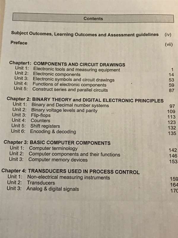Electronic Control & Digital Electronics NCV 2 - Mo Arnold (BOOK)