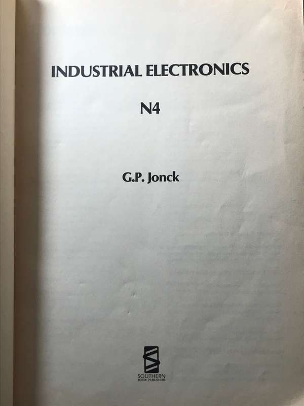 Industrial Electronics N4 GP Jonck (BOOK)