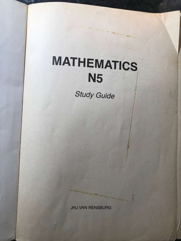 Mathematics N5 JHJ van Rensburg (BOOK)