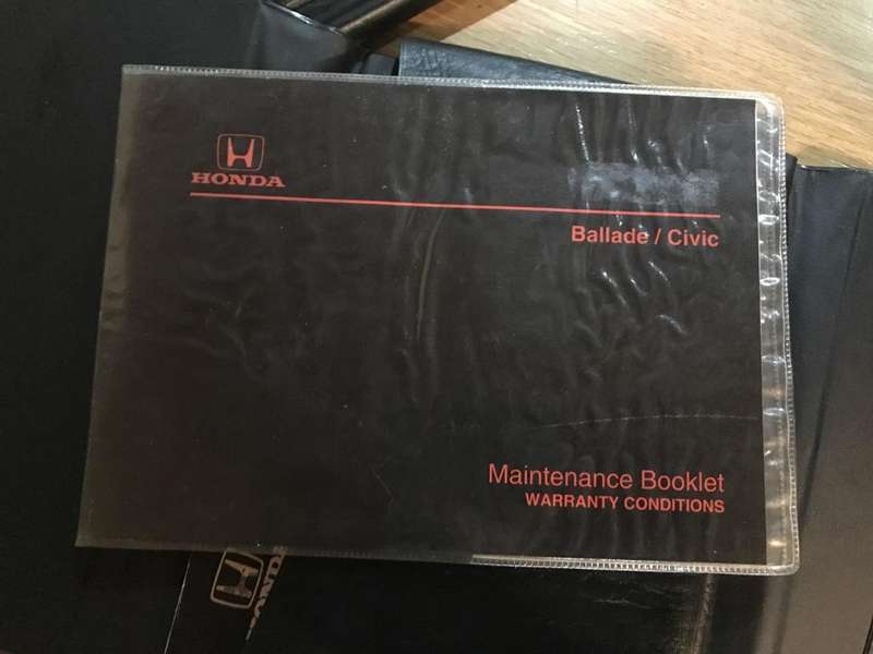 Honda Ballade, Civic Owners Manual