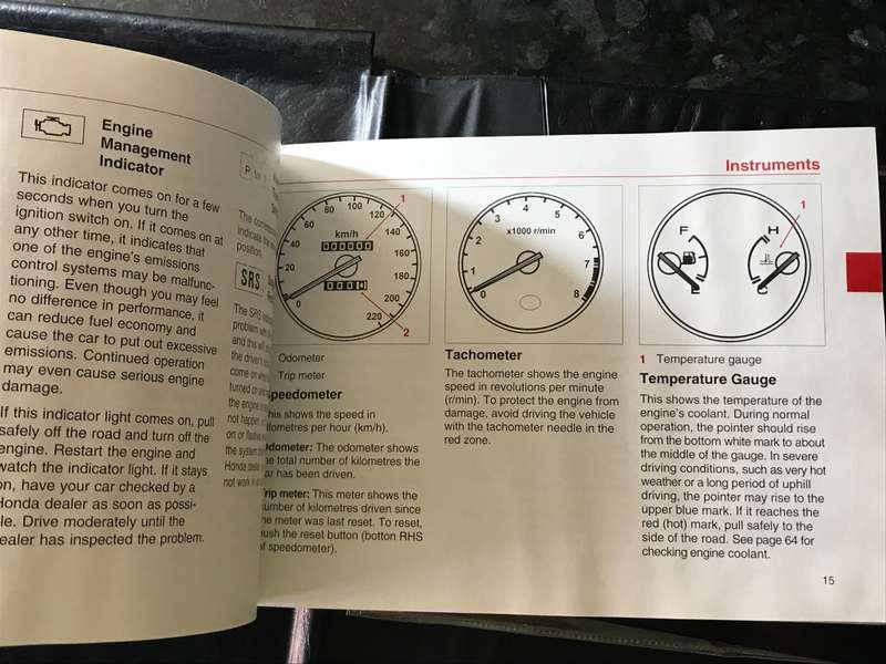 Honda Ballade, Civic Owners Manual