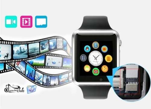 A1 Bluetooth Smart Watch with sim slot- Black