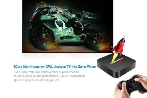 MXQ Pro 4K Smart TV Box S905W - Android 7.1 (Second hand)