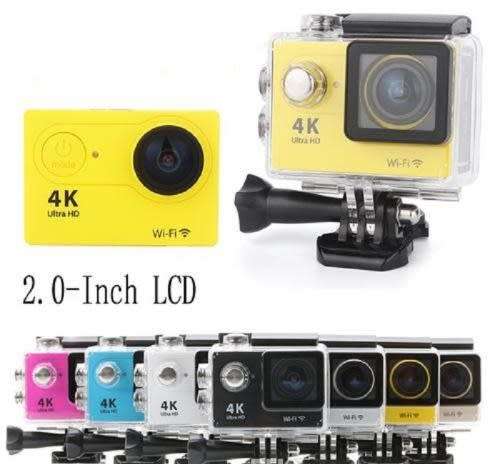 ULTRA HD 4K WiFi Waterproof Sports Action Camera - Black