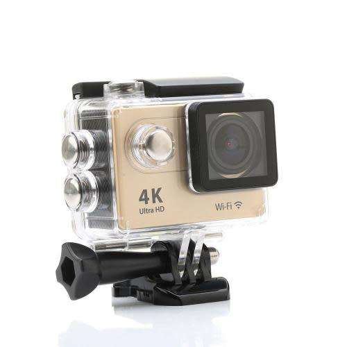ULTRA HD 4K WiFi Waterproof Sports Action Camera - Black
