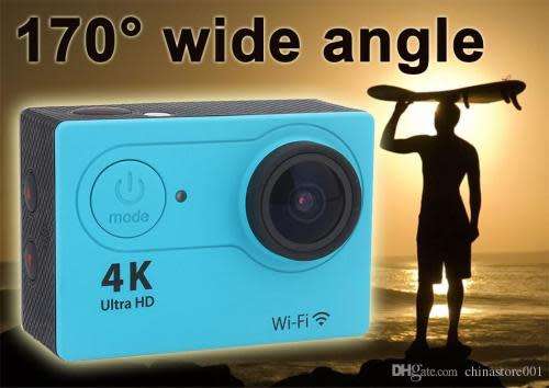 ULTRA HD 4K WiFi Waterproof Sports Action Camera - Black