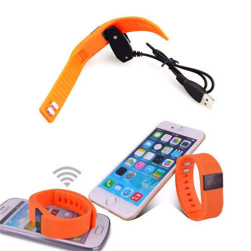 Fitness Tracker, Smart Wristband, Smart Bracelet, Pedometer TW64 - Yellow