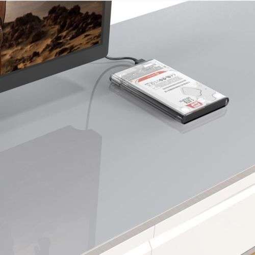 1 TB External HDD with Orico 2.5 USB3.0 External HDD Enclosure Transparent