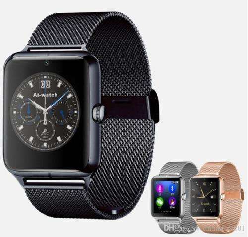 Z60 Bluetooth Smart Watch GSM SIM Phone Mate Stainless Steel For IOS Android