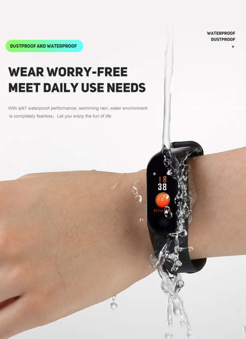 M4 Smart Band Watch Bracelet Blood Pressure Heart Rate Fitness Tracker Wristband