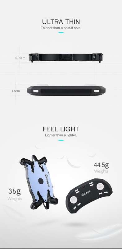 Eachine E57 WiFi FPV Selfie Drone With 720P Camera Auto Foldable Arm Altitude Hold Mini RC Drone
