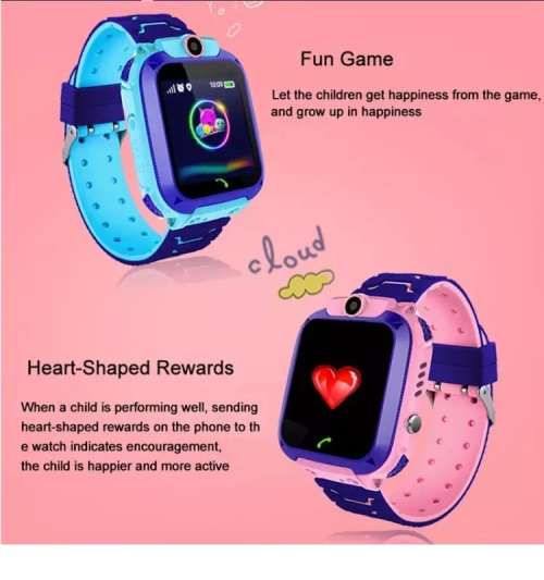 S16 Children's LBS (NO GPS TRACKING) smart watch finder with camera - Blue and Pink