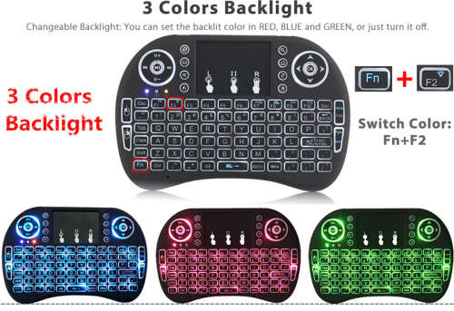 Mini 2.4G Wireless Keyboard Touchpad Remote for Smart TV and Android TV Box