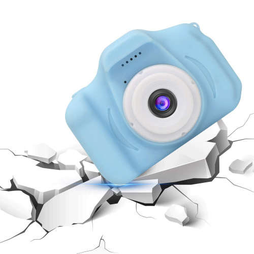 1080P New Design Mini Cute Video Photo Digital Small Portable Kids Camera Blue