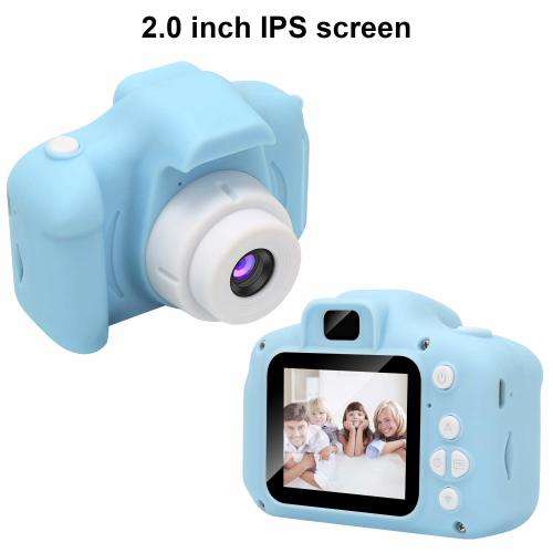 1080P New Design Mini Cute Video Photo Digital Small Portable Kids Camera Blue