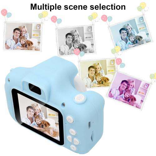 1080P New Design Mini Cute Video Photo Digital Small Portable Kids Camera Blue
