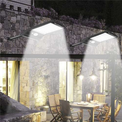 Solar Powered 36 LED PIR Motion Sensor Waterproof Street Security Light Wall Lamp for Outdoor Garden