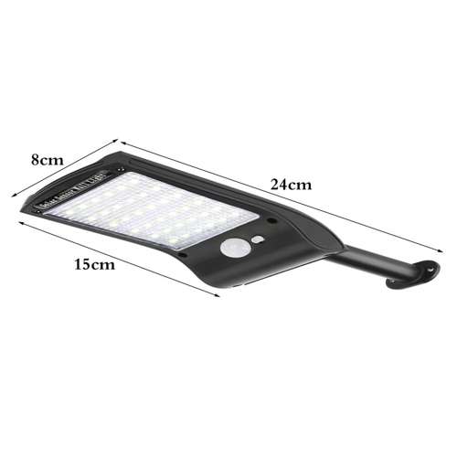 Solar Powered 36 LED PIR Motion Sensor Waterproof Street Security Light Wall Lamp for Outdoor Garden