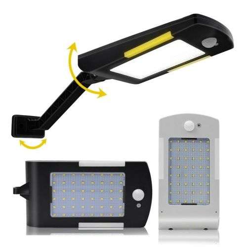 54 LED PIR motion sensor Solar Waterproof Street light with 3 modes Outdoor light wall