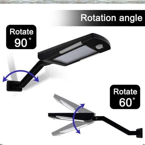 54 LED PIR motion sensor Solar Waterproof Street light with 3 modes Outdoor light wall
