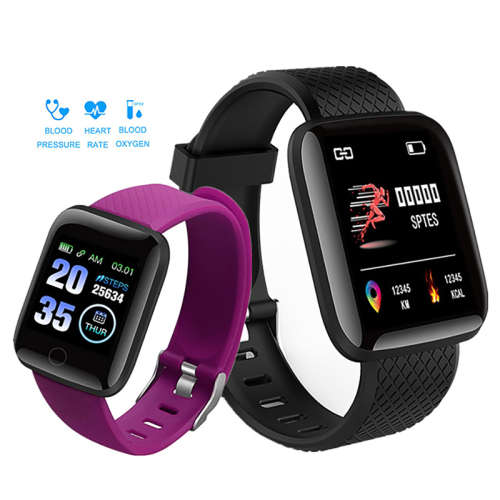 D13 Sport Smart Watch 116 Plus Heart Rate Watch Smart Wristband - Multi colours