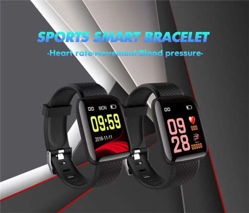 D13 Sport Smart Watch 116 Plus Heart Rate Watch Smart Wristband - Multi colours