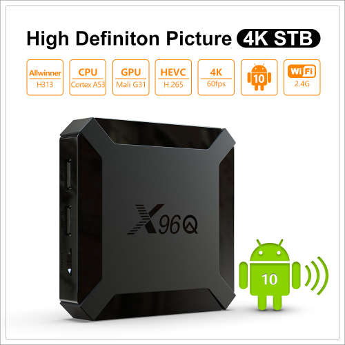 2020 LATEST UPGRADED X96Q H313 Allwinner 2GB/16GB Android 10 TV BOX ShowMax, Netflix, Youtube, etc