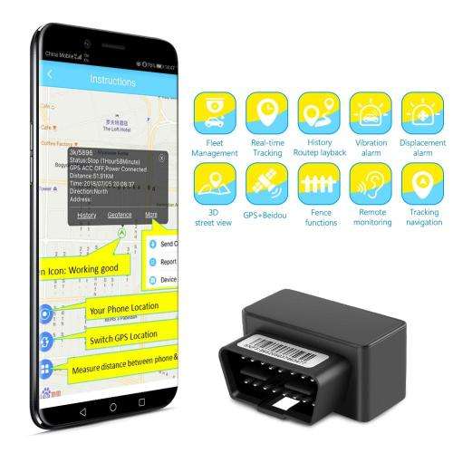 OBD2 / OBDII GPS Real Time Vehicle Tracking Device with accurate location