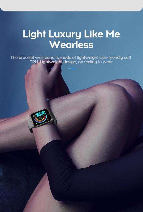 D20 Pro Smart Watch Y68 IP67 Waterproof Bluetooth Fitness Tracker Sports Watch Heart Rate Wristband