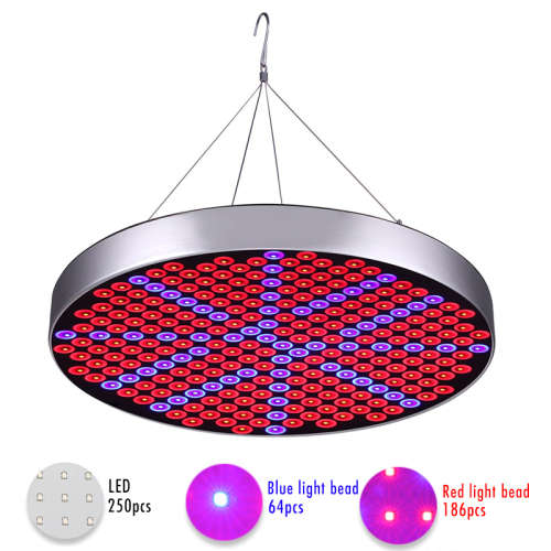 1200W 250LED Round Plant Growing Lamp Indoor Greenhouse Plant Grow Light