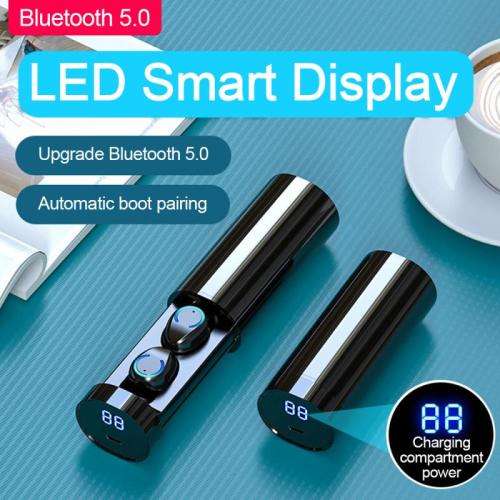 2020 Brilliant, Compact and Portable Tws Digital Display Hand free True Wireless Stereo Media Player