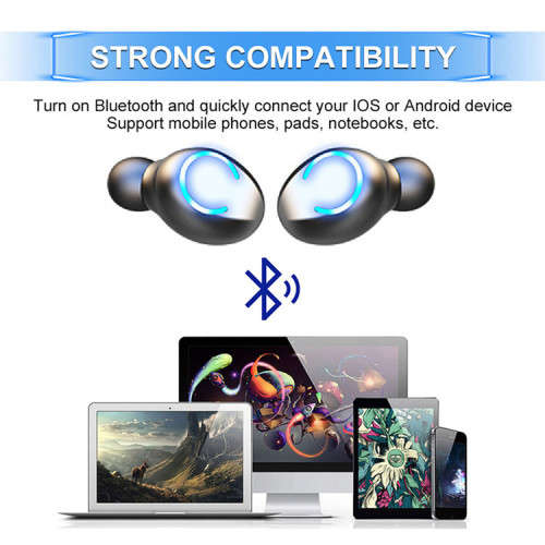 2020 Brilliant, Compact and Portable Tws Digital Display Hand free True Wireless Stereo Media Player