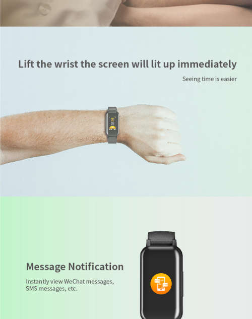 2 in 1 T89 TWS Smart Bracelet Tracker and Smart Watch in one with Binaural Earphone - Black
