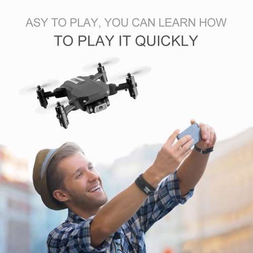 LS-MIN Mini WiFi FPV with 4K HD Camera Altitude Hold Mode Foldable RC Drone Quadcopter