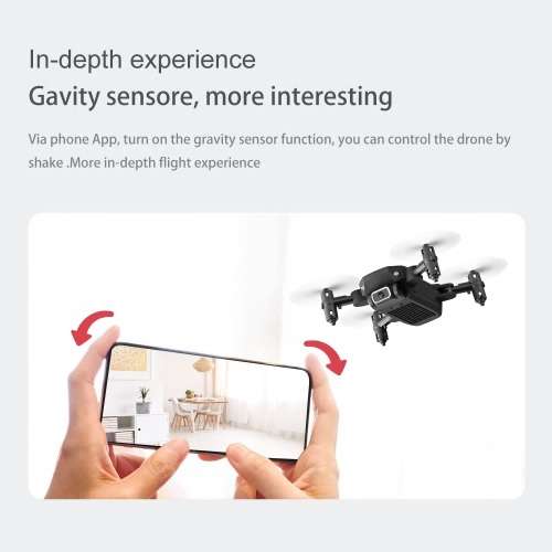 LS-MIN Mini WiFi FPV with 4K HD Camera Altitude Hold Mode Foldable RC Drone Quadcopter