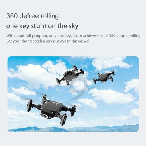 LS-MIN Mini WiFi FPV with 4K HD Camera Altitude Hold Mode Foldable RC Drone Quadcopter