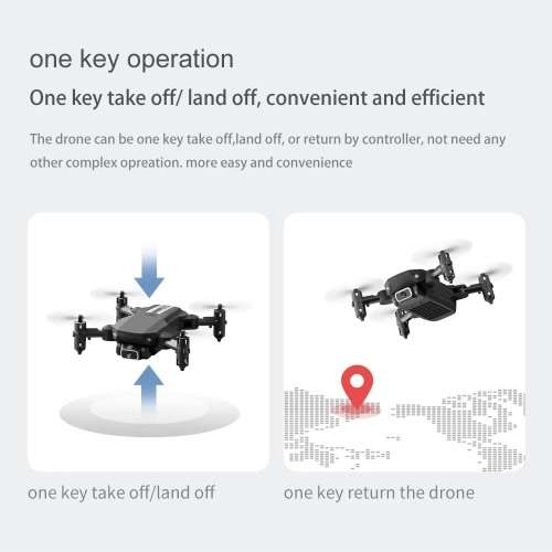 LS-MIN Mini WiFi FPV with 4K HD Camera Altitude Hold Mode Foldable RC Drone Quadcopter