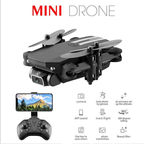 LS-MIN Mini WiFi FPV with 4K HD Camera Altitude Hold Mode Foldable RC Drone Quadcopter