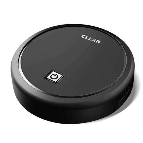 Vacuum Robot Upgrade Automatic Deep Blind Spot Clean Wireless Sweep - Black