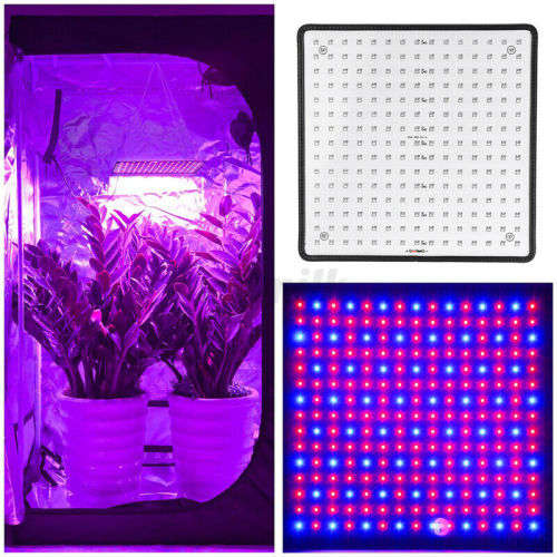 225 LED Grow Light Lamp Ultrathin Panel for Hydroponics Indoor Plant Veg Flower - Blue and Red LED