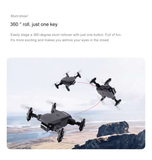 Mini Pocket Drone With 4K 1080P Dual Camera Optical Flow Positioning Foldable RC Quadcopter RTF
