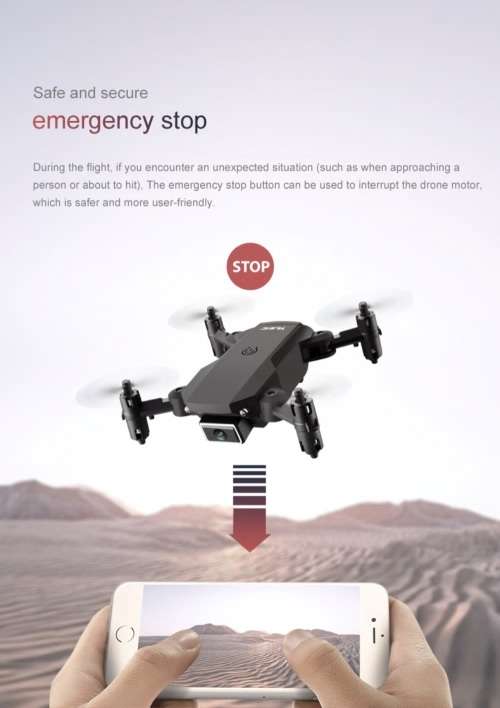 Mini Pocket Drone With 4K 1080P Dual Camera Optical Flow Positioning Foldable RC Quadcopter RTF
